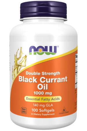 Now Black Currant Oil 1000mg Caps 100's - 140mg GLA